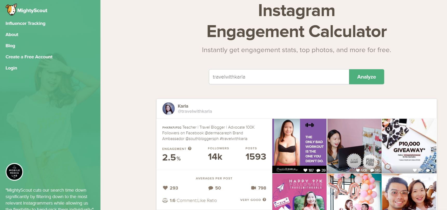 List Of Instagram Engagement Calculators - Travel With Karla